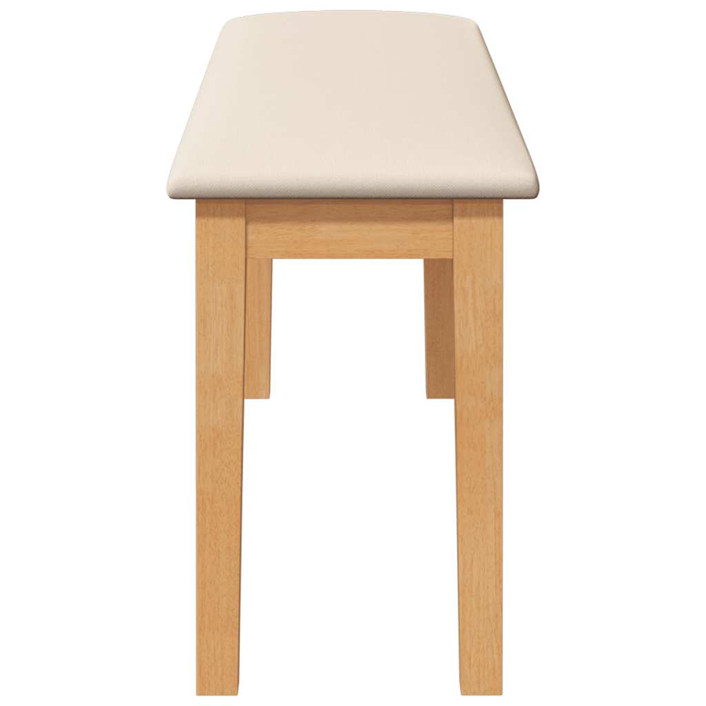 Banc 110 cm bois massif caoutchouc - XIOS