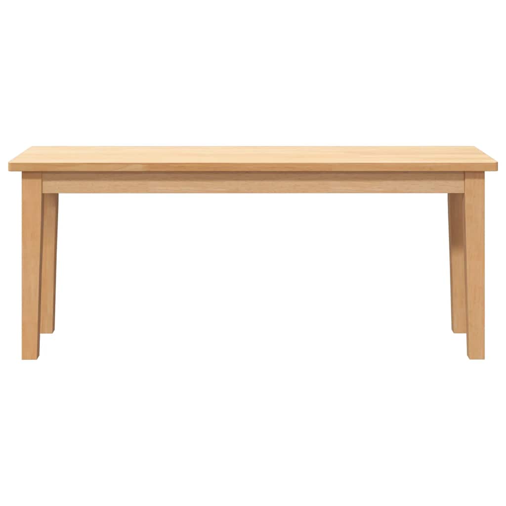 Banc 110 cm bois massif caoutchouc