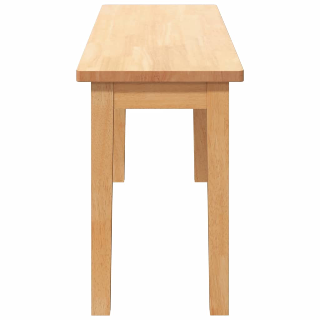 Banc 110 cm bois massif caoutchouc
