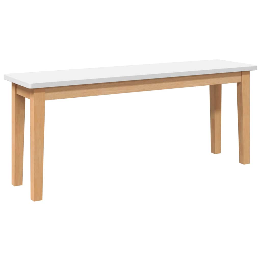 Banc 110 cm bois massif caoutchouc - XIOS