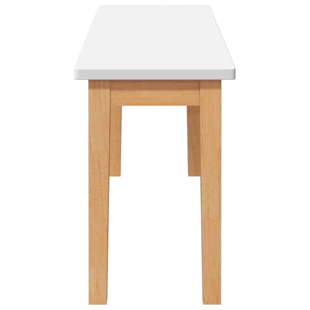 Banc 110 cm bois massif caoutchouc - XIOS