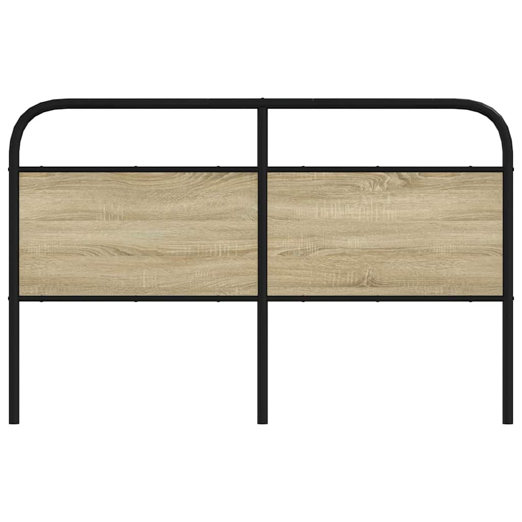 Tête de lit chêne sonoma 150 cm acier et bois d'ingénierie - XIOS