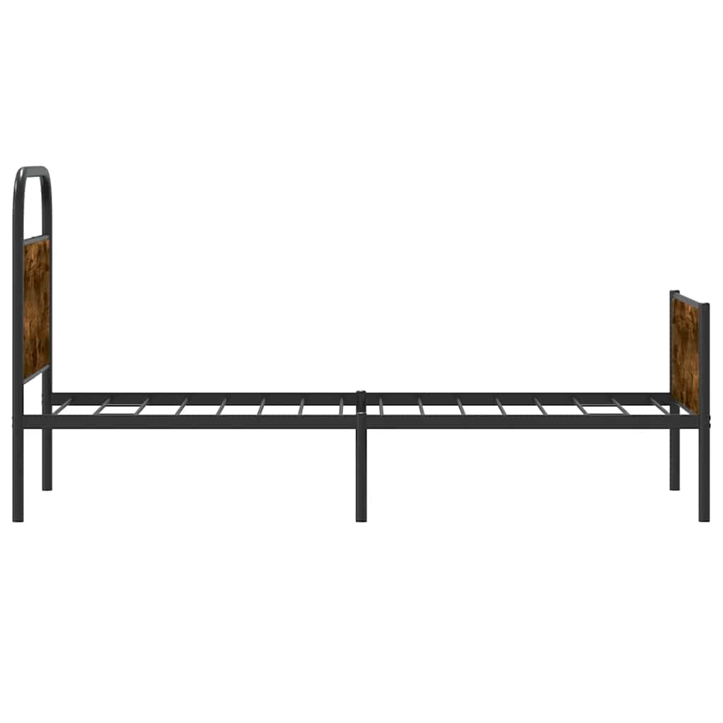 Cadre de lit sans matelas 80x200cm chêne sonoma bois ingénierie - XIOS