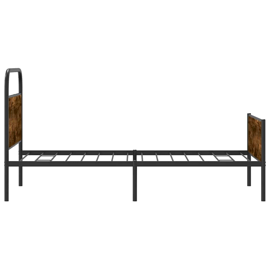 Cadre de lit sans matelas 90x190cm chêne sonoma bois ingénierie - XIOS