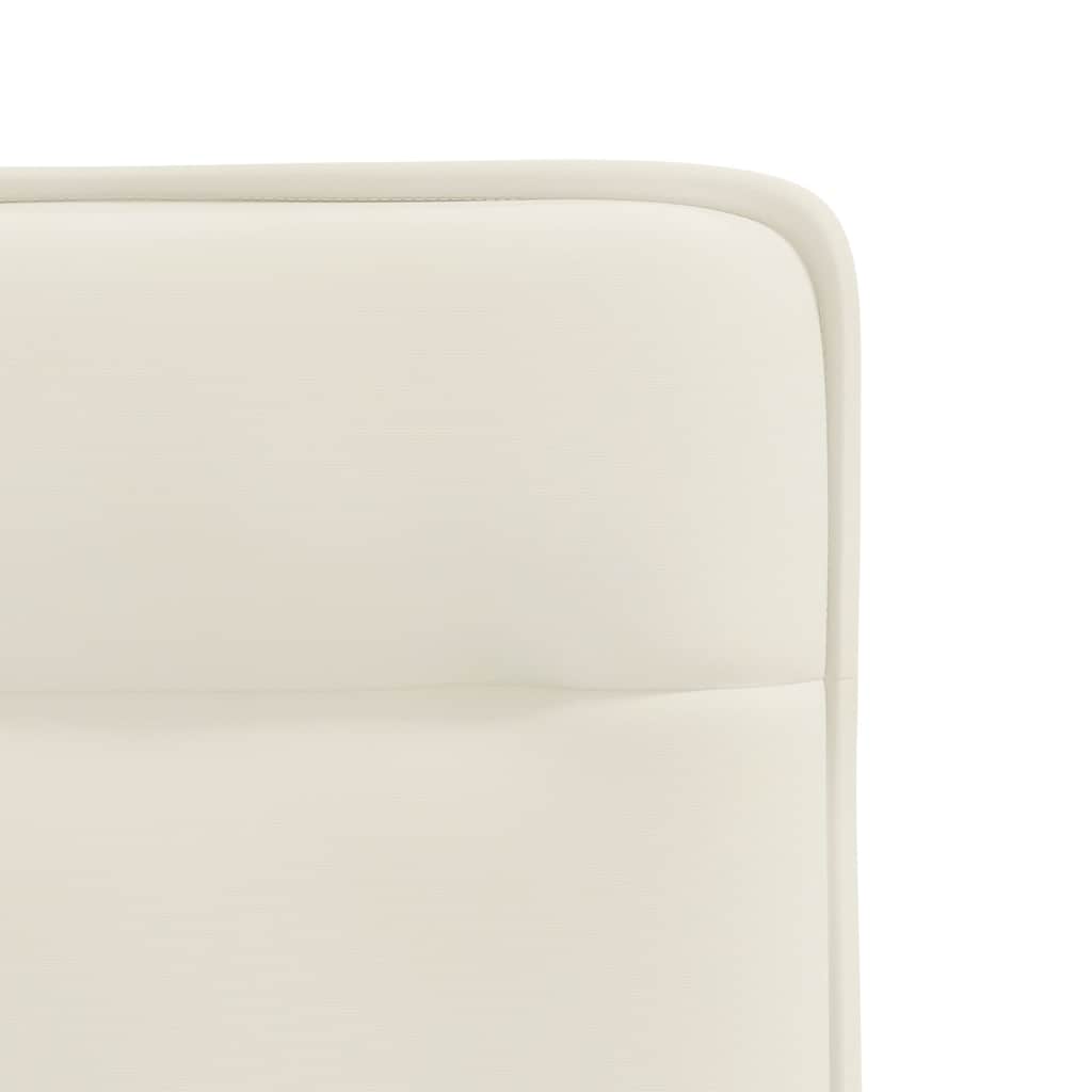 Chaises à manger lot de 4 Crème Velours - XIOS