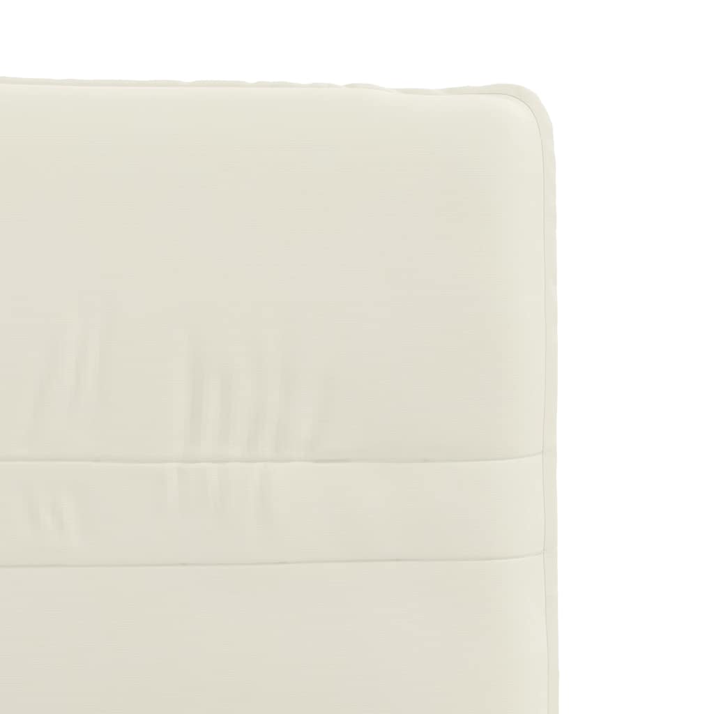 Chaises à manger lot de 4 Crème Velours - XIOS