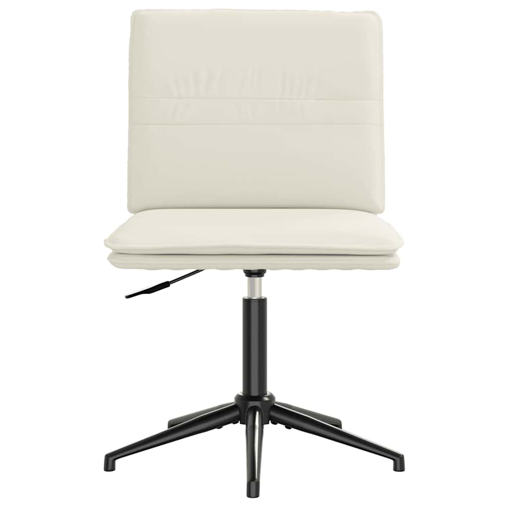 Chaises à manger lot de 2 Crème Velours - XIOS