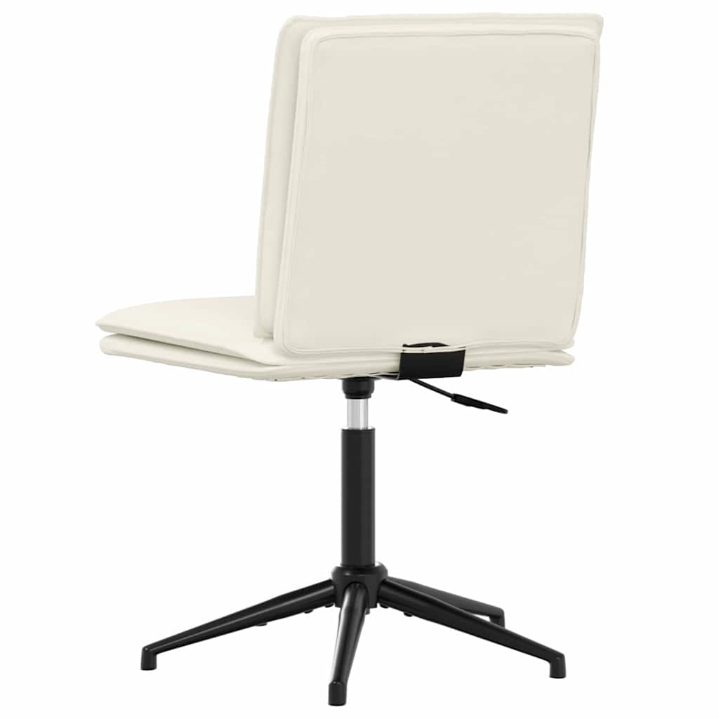 Chaises à manger lot de 2 Crème Velours - XIOS