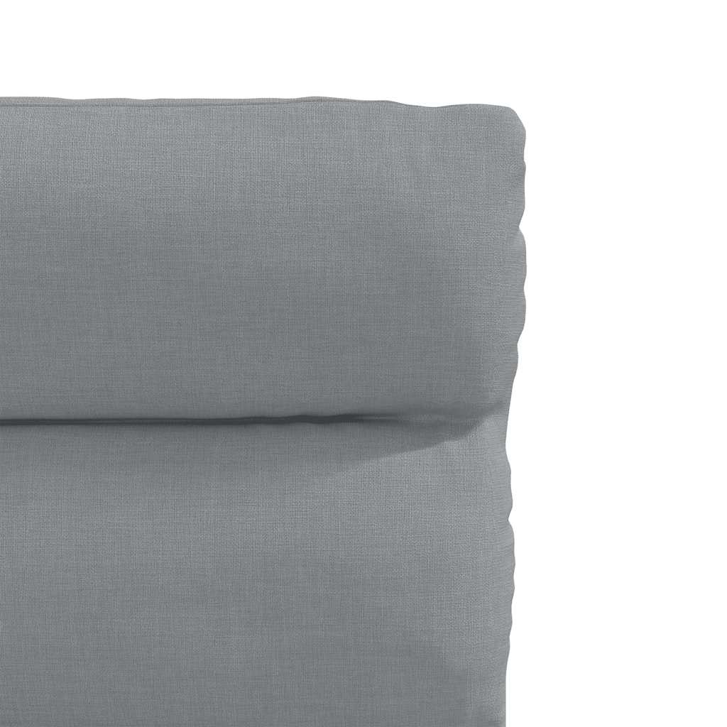 Chaises à manger lot de 4 gris clair tissu - XIOS