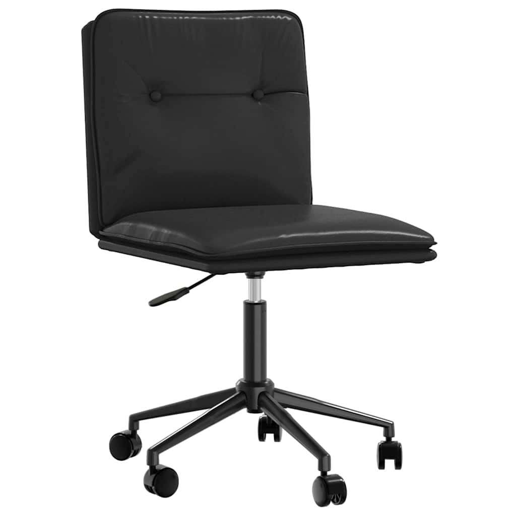 Chaises à manger lot de 2 noir similicuir - XIOS