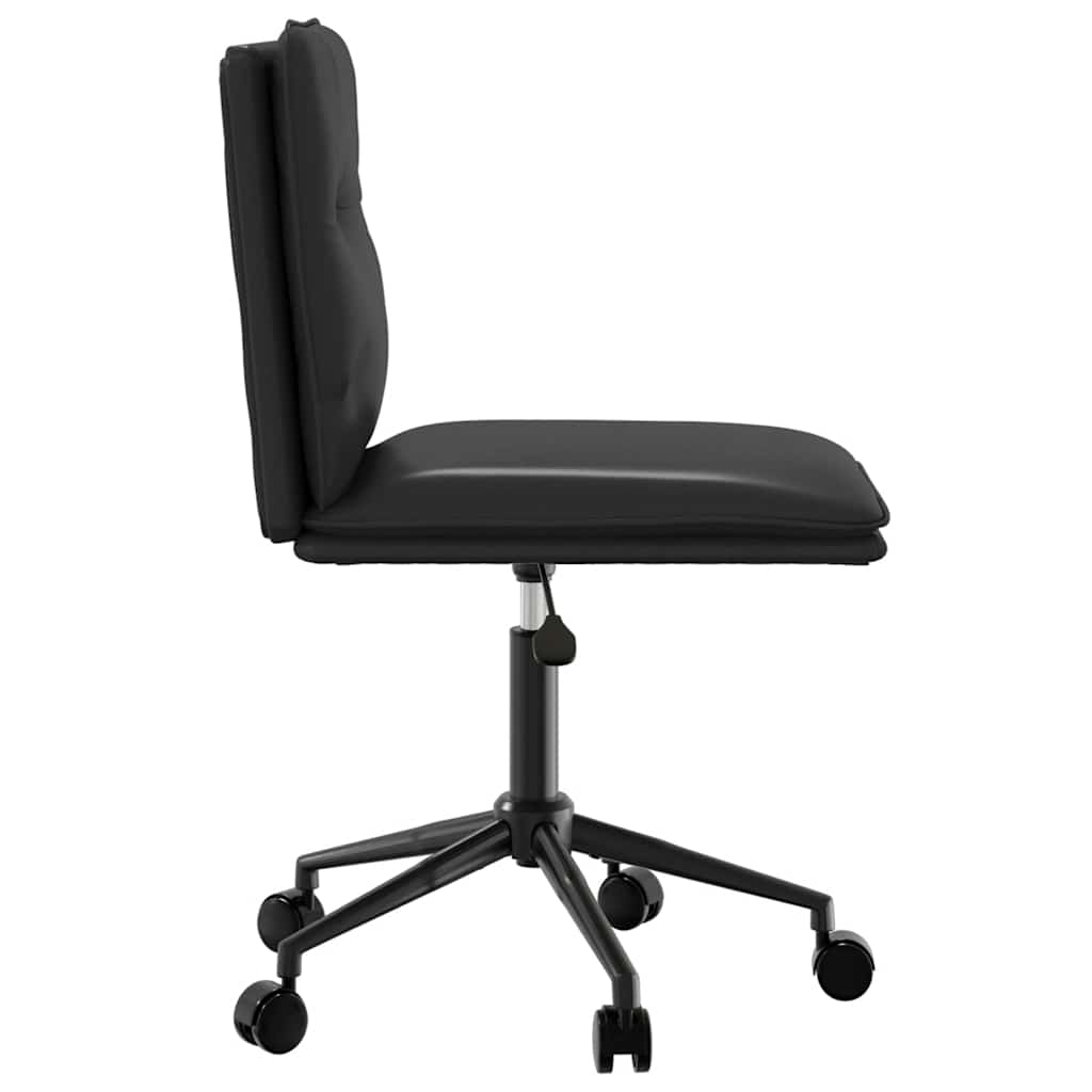 Chaises à manger lot de 2 noir similicuir - XIOS