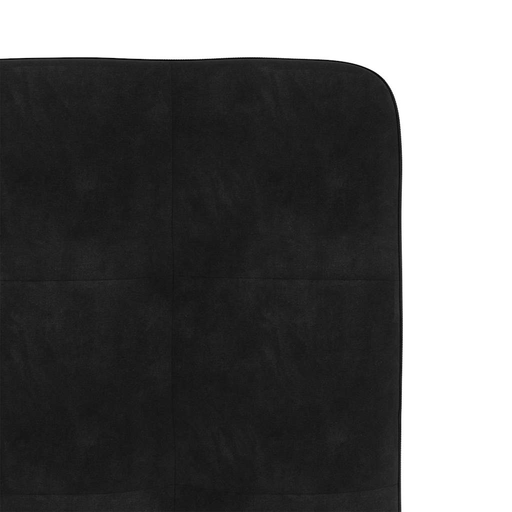 Chaises à manger lot de 6 noir velours - XIOS
