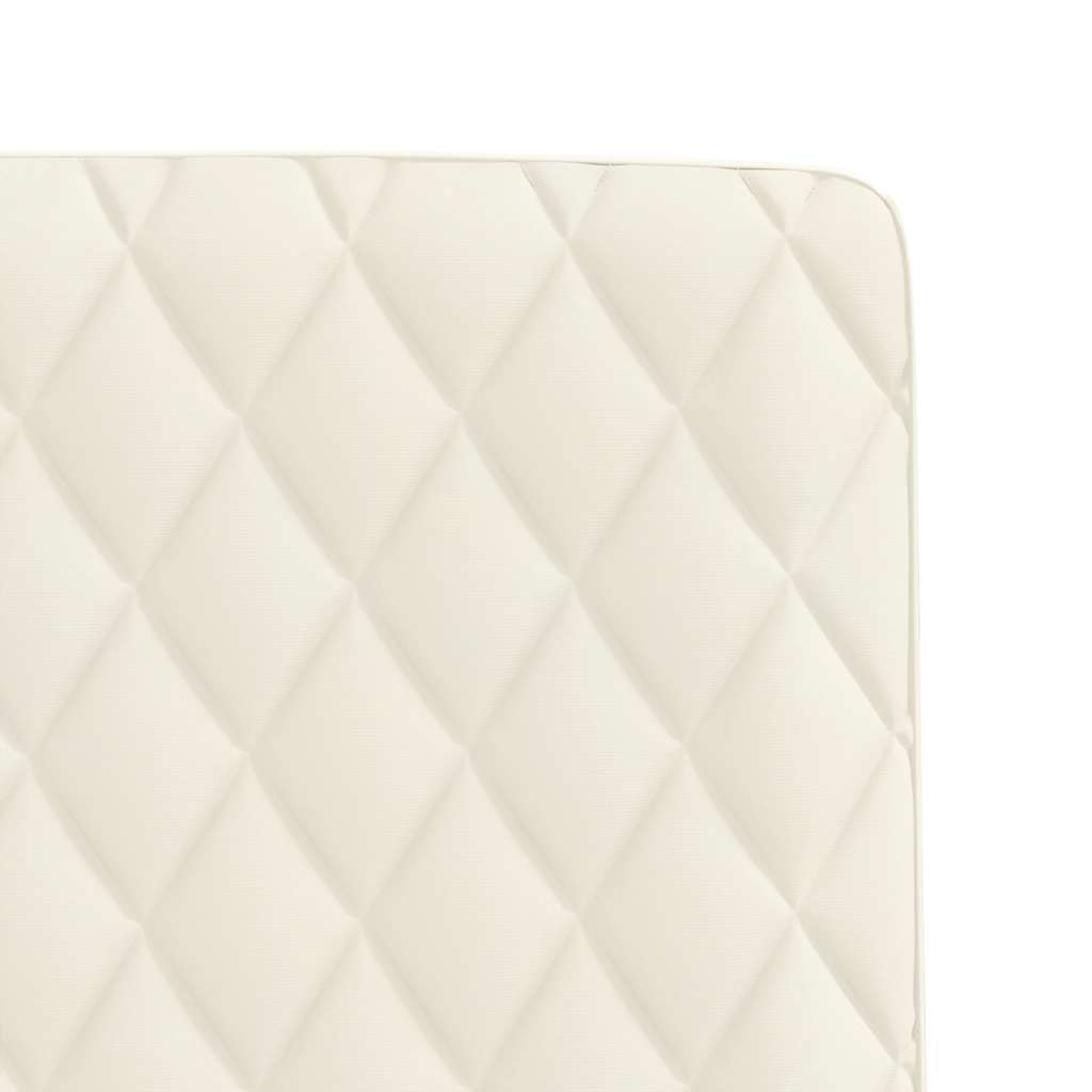 Chaises à manger lot de 6 crème velours - XIOS