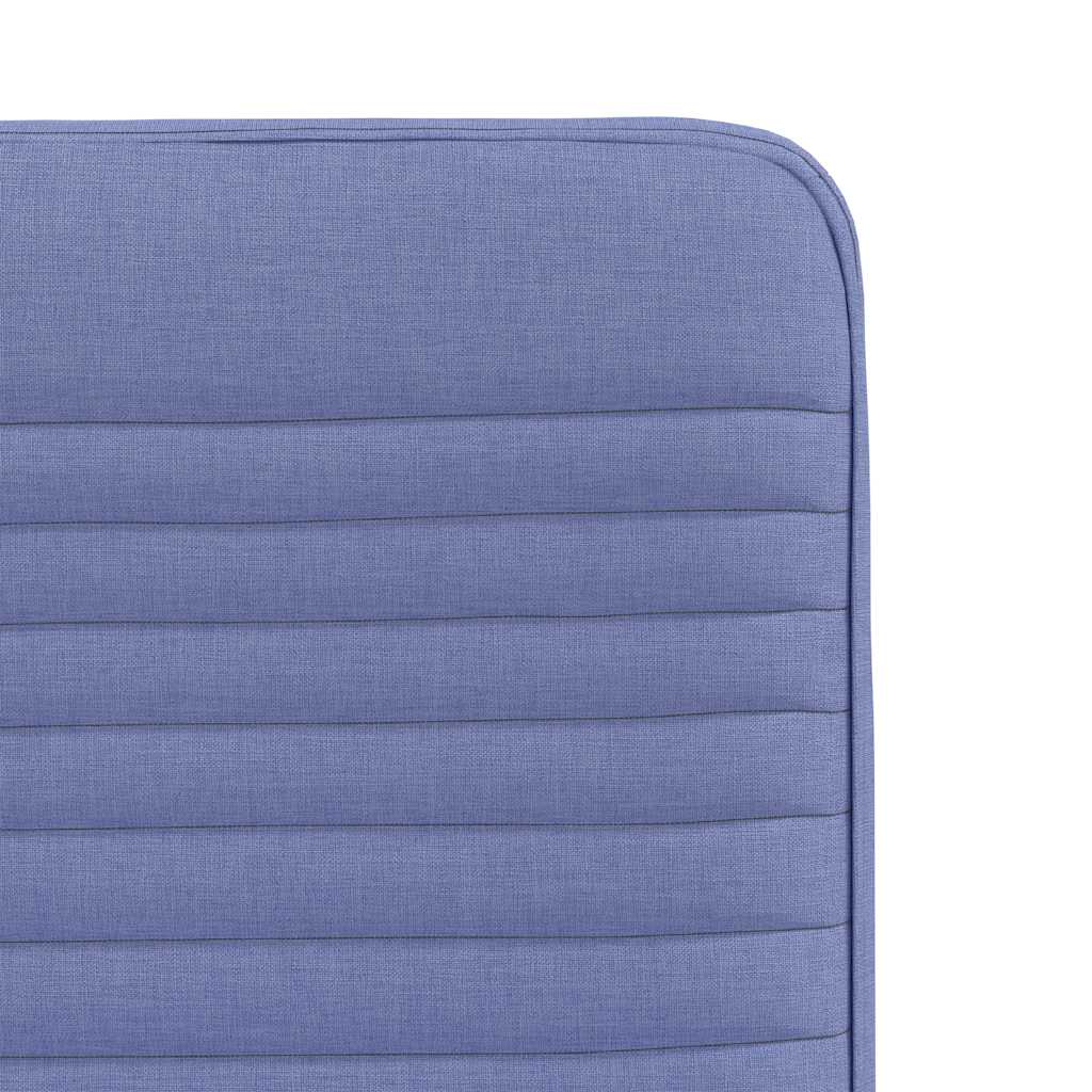 Chaises à manger lot de 6 bleu jean tissu - XIOS