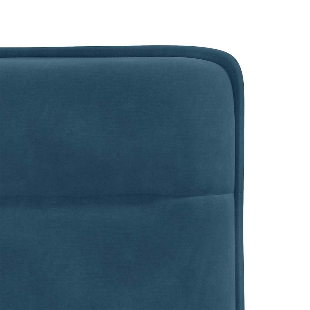 Chaises à manger lot de 6 bleu velours - XIOS