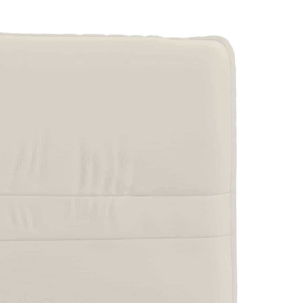 Chaises à manger lot de 6 crème velours - XIOS