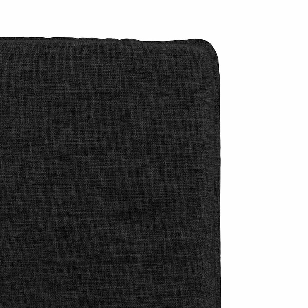 Chaises à manger lot de 6 noir tissu - XIOS