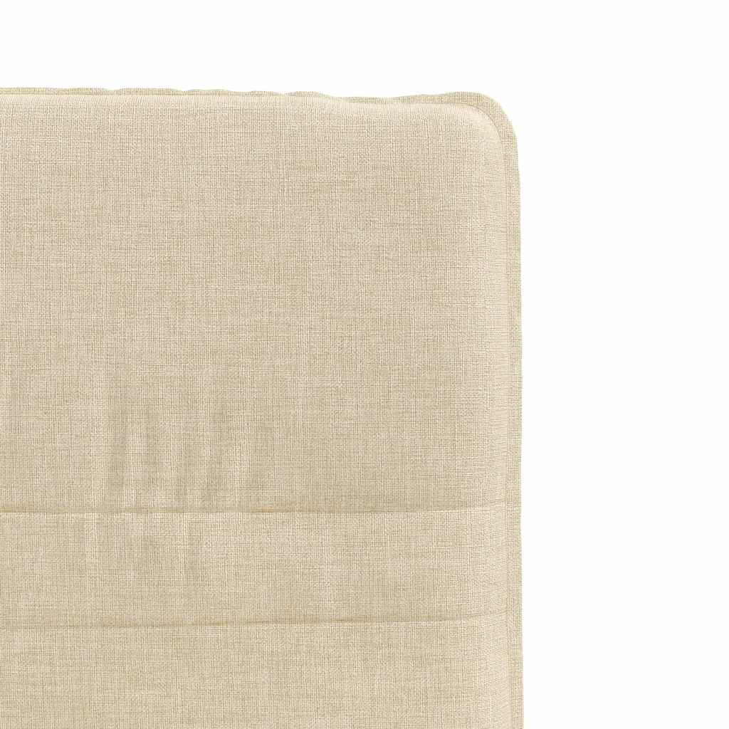 Chaises à manger lot de 6 crème tissu - XIOS