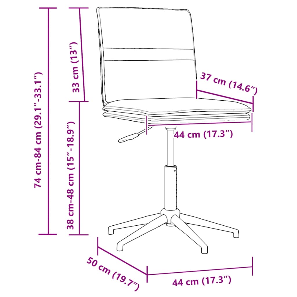 Chaises à manger lot de 4 Gris clair Velours - XIOS
