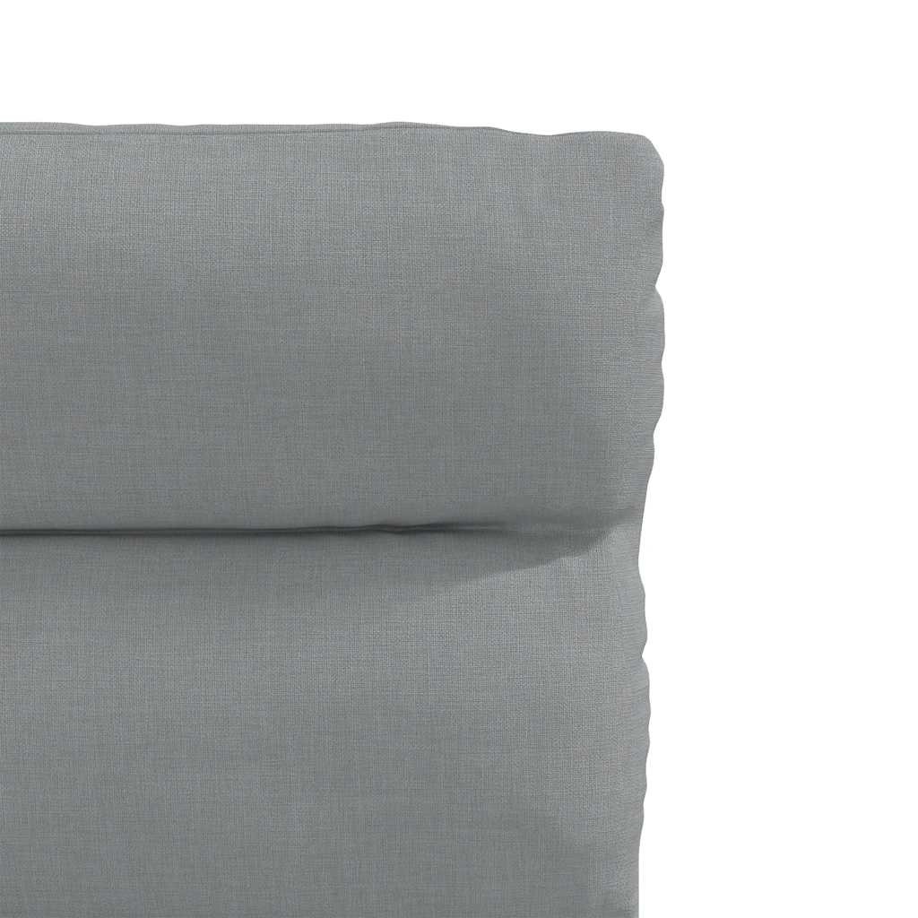 Chaises à manger lot de 6 gris clair tissu - XIOS