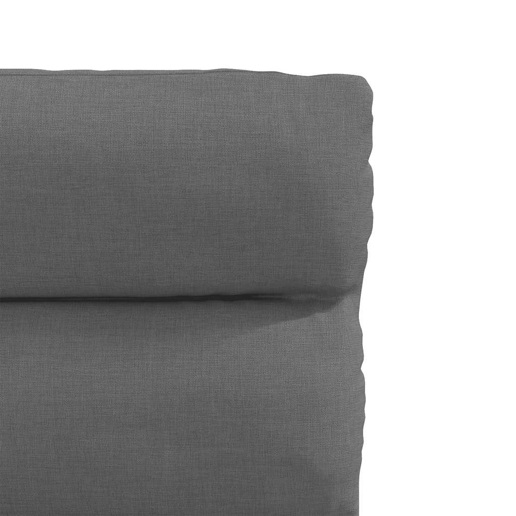 Chaises à manger lot de 6 gris foncé tissu - XIOS
