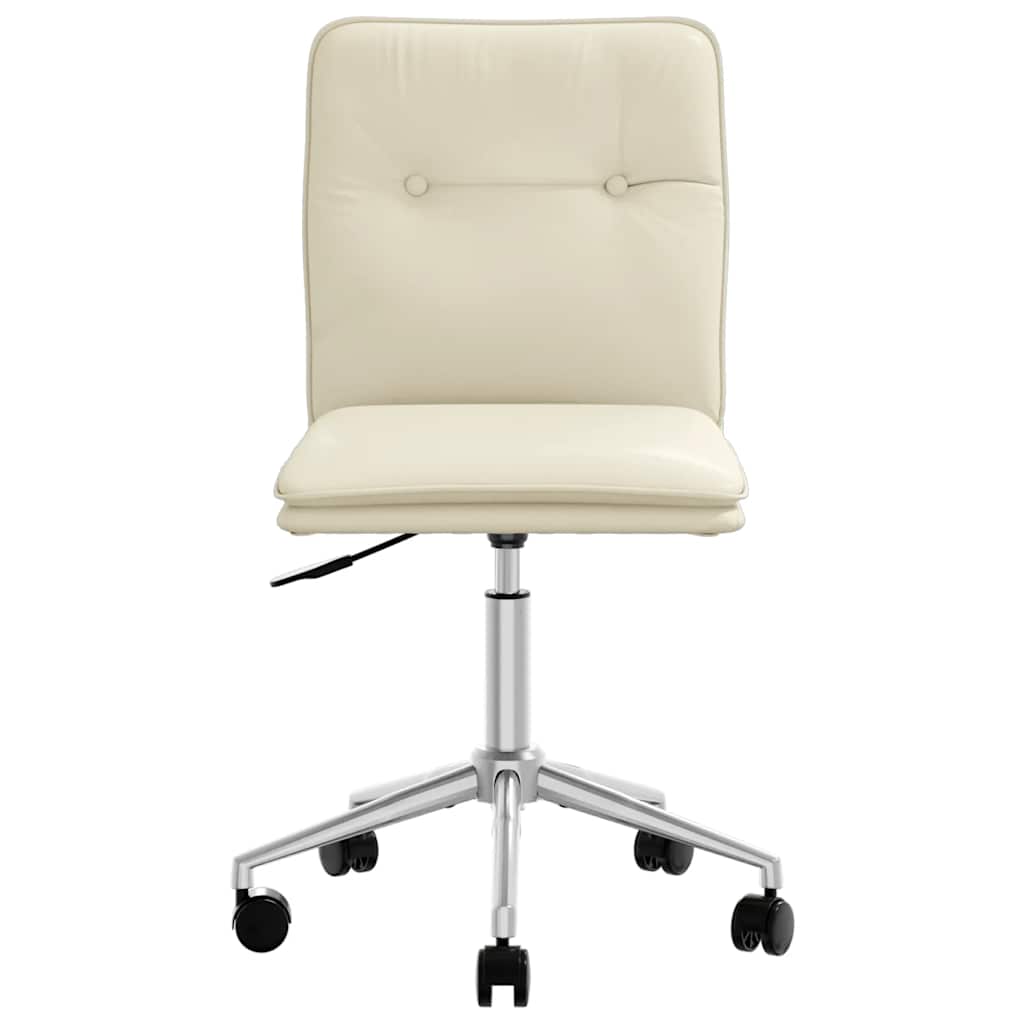 Chaises à manger lot de 6 crème similicuir - XIOS