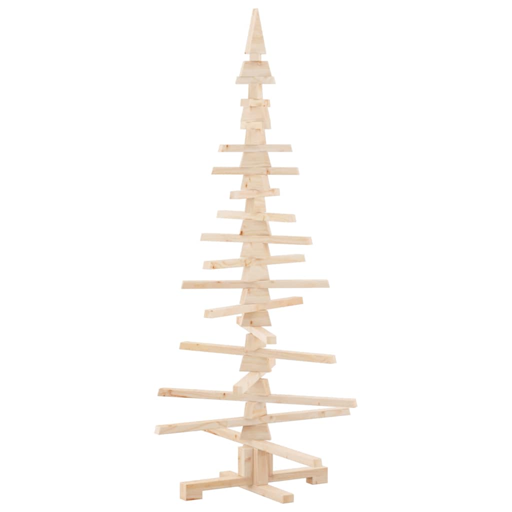 Sapin de Noël en bois pour décoration 150 cm Bois de pin massif - XIOS