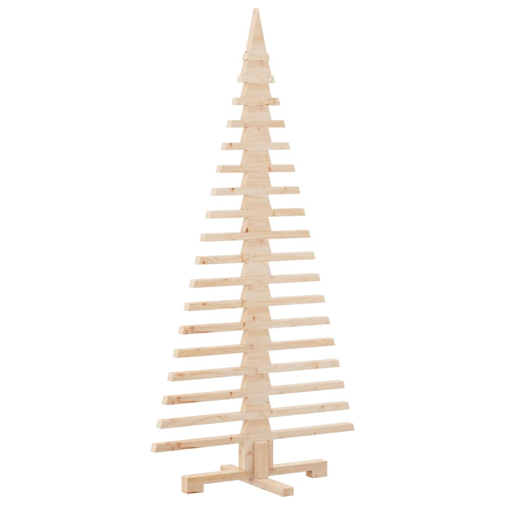 Sapin de Noël en bois pour décoration 150 cm Bois de pin massif - XIOS