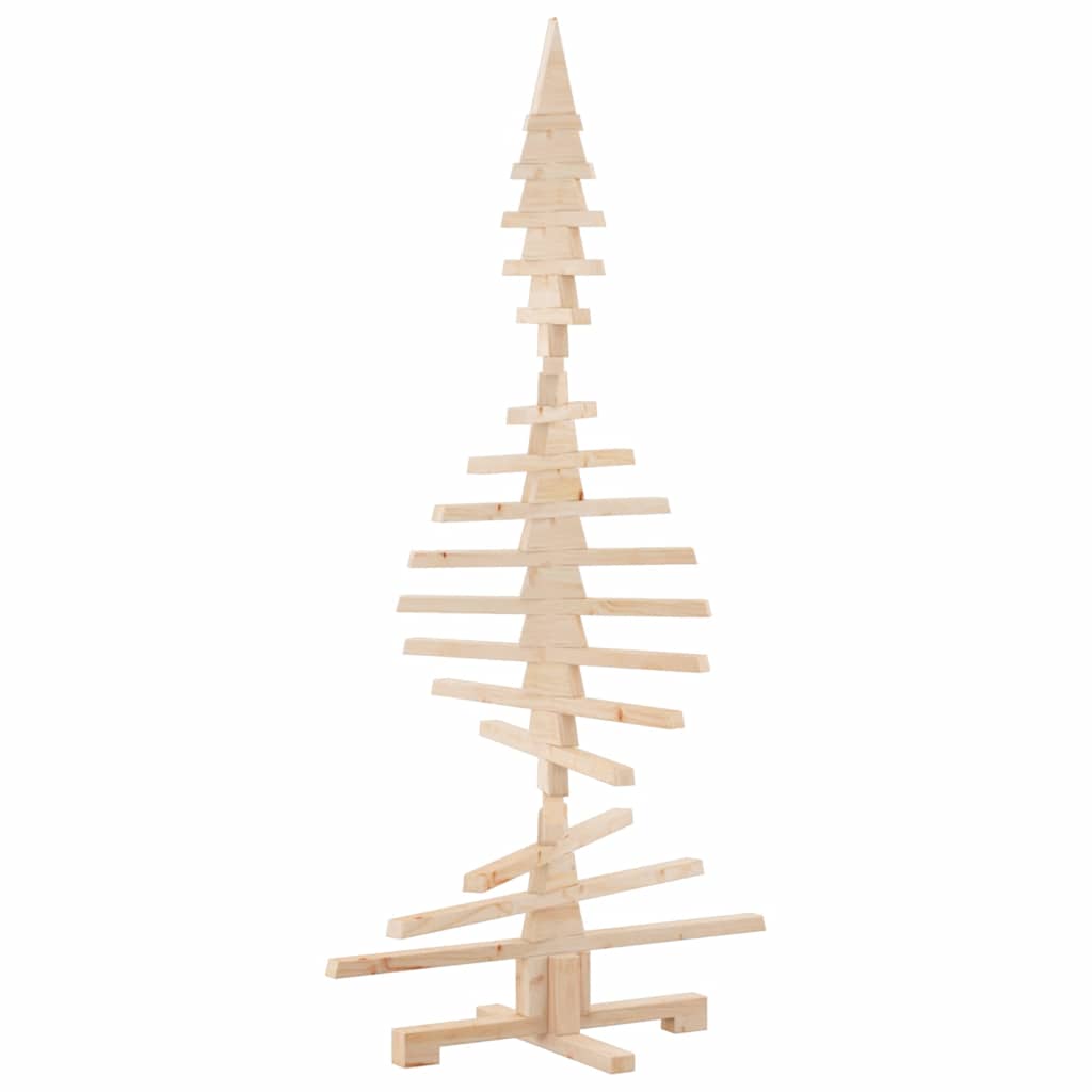 Sapin de Noël en bois pour décoration 150 cm Bois de pin massif - XIOS
