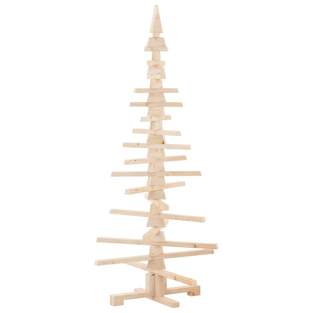 Sapin de Noël en bois pour décoration 150 cm Bois de pin massif - XIOS
