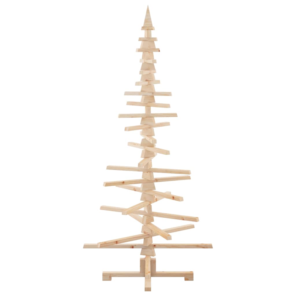 Arbre de Noël en bois pour décoration 180 cm bois massif de pin - XIOS