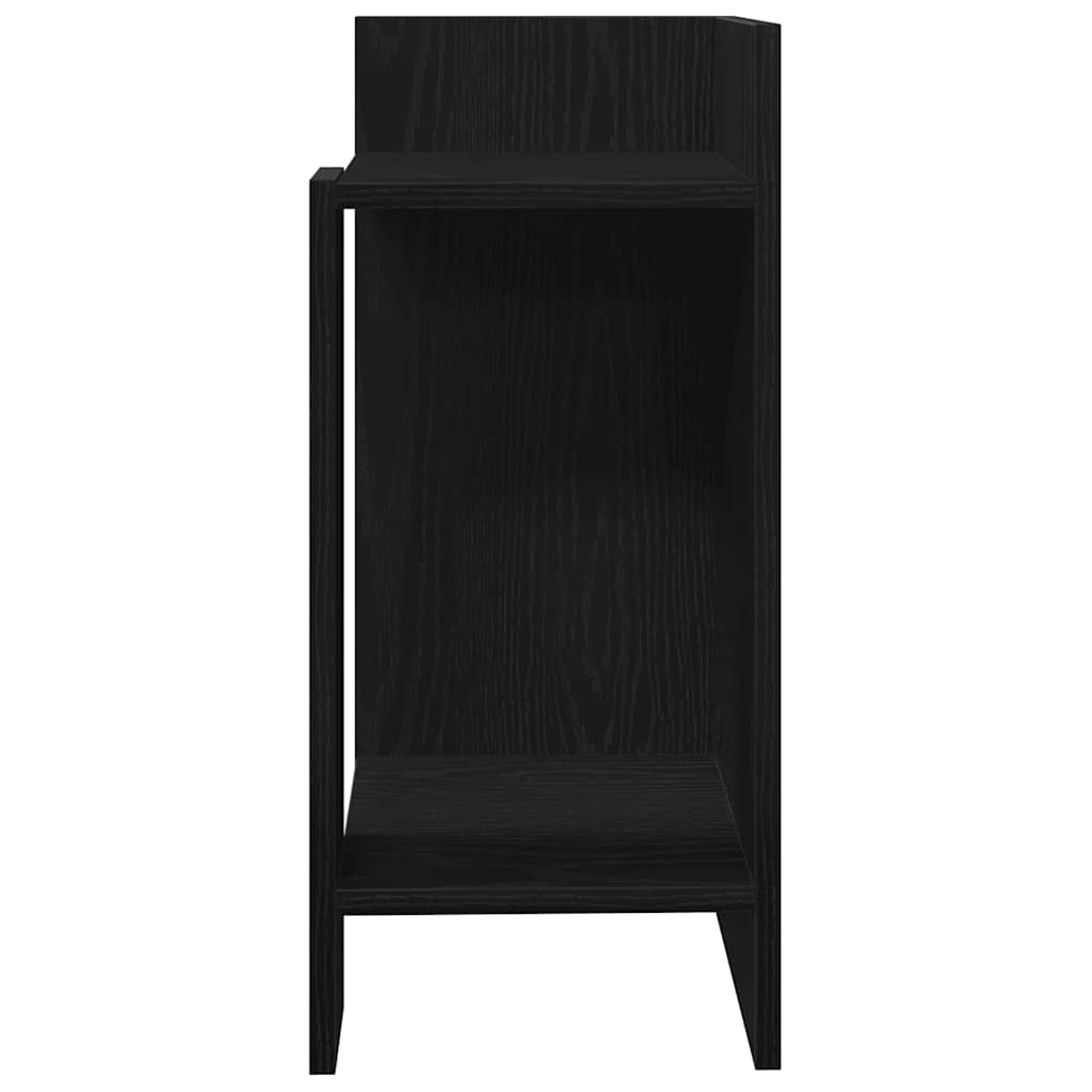 Tables d'appoint 2 pcs avec étagère noir 25,5x27x60 cm - XIOS
