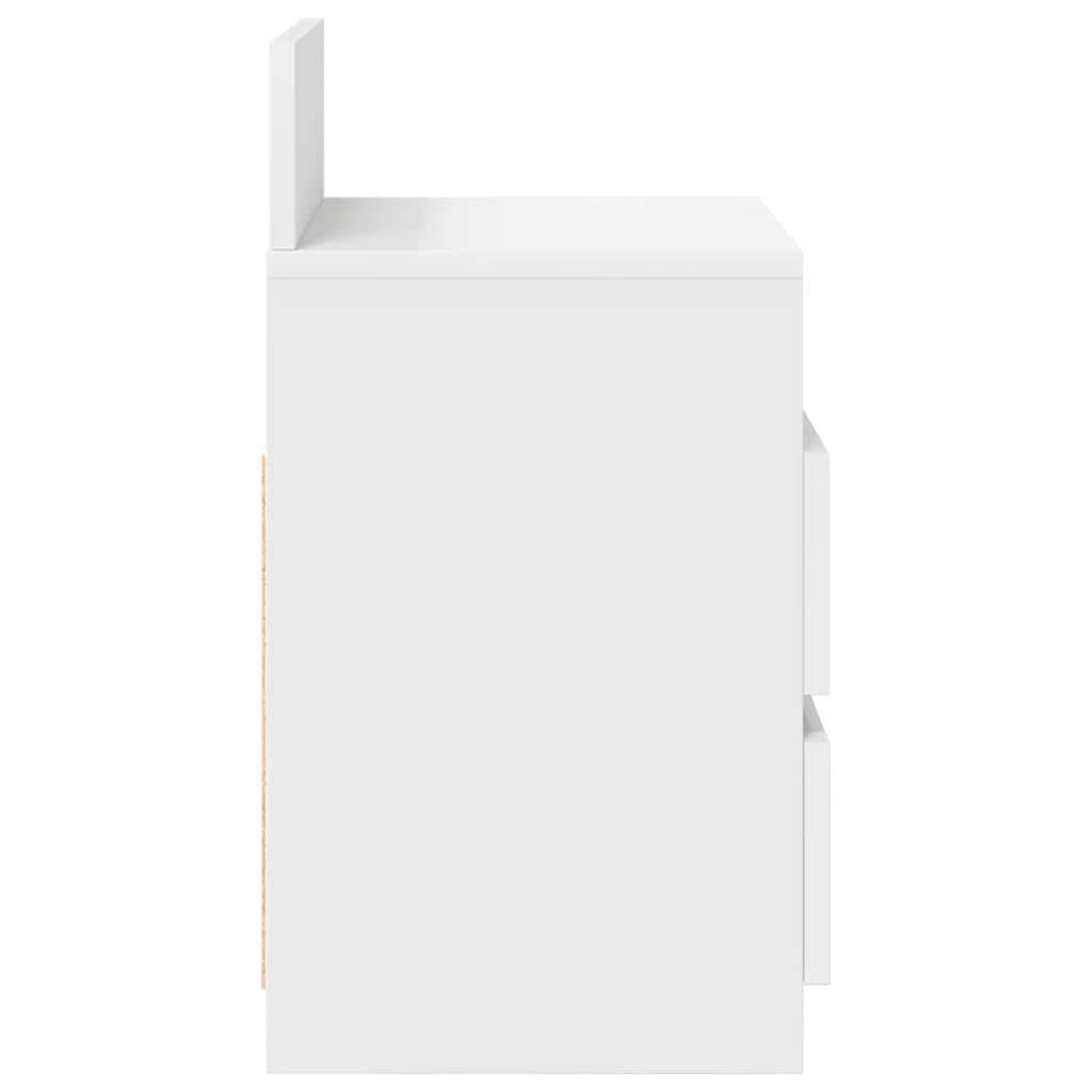 Tables de chevet 2 pcs avec 2 tiroirs blanc 40x33x60 cm - XIOS