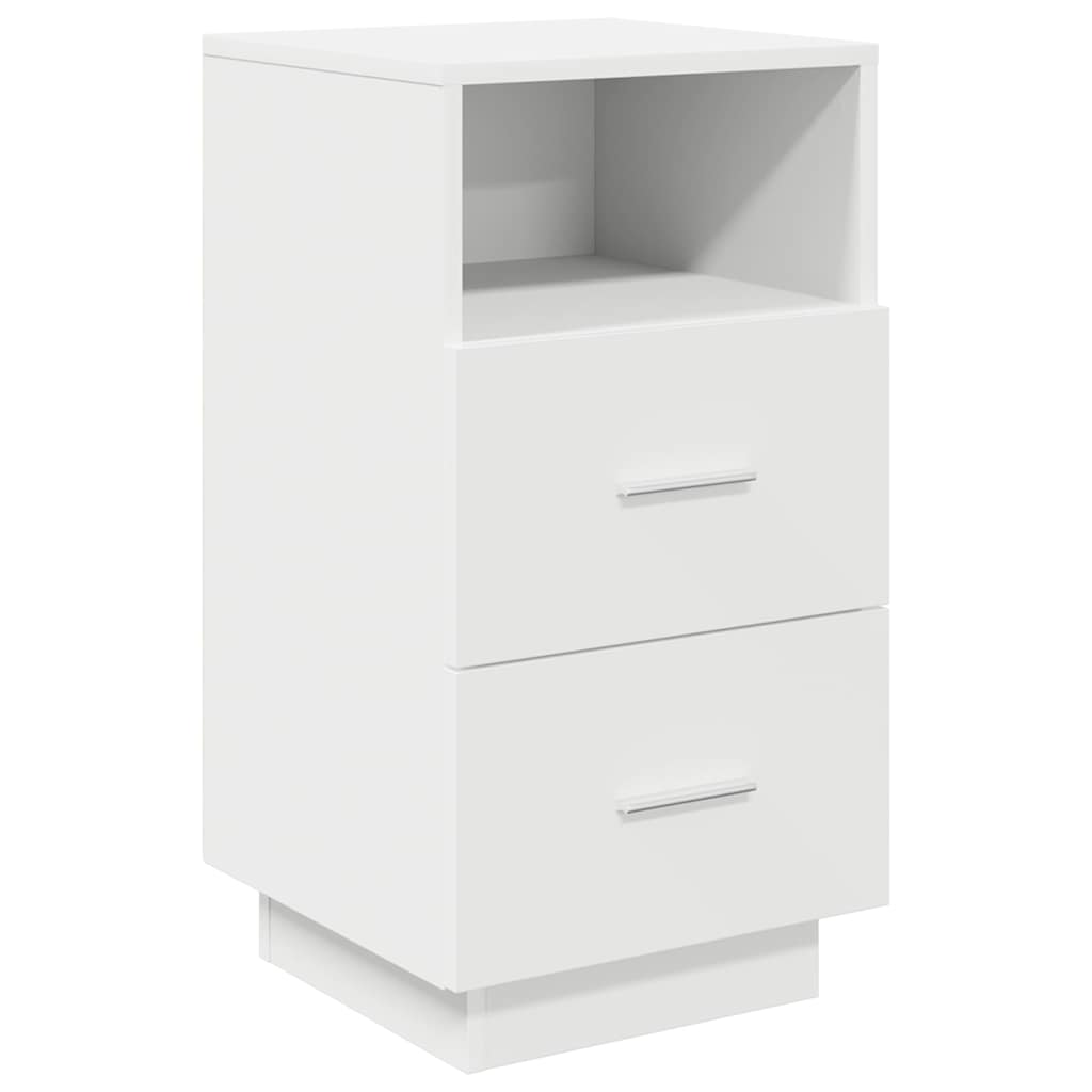 Tables de chevet 2 pcs avec 2 tiroirs blanc 36x36x68 cm - XIOS