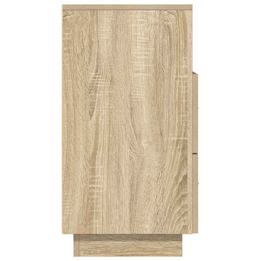 Table de chevet avec 2 tiroirs chêne sonoma 36x36x68 cm - XIOS