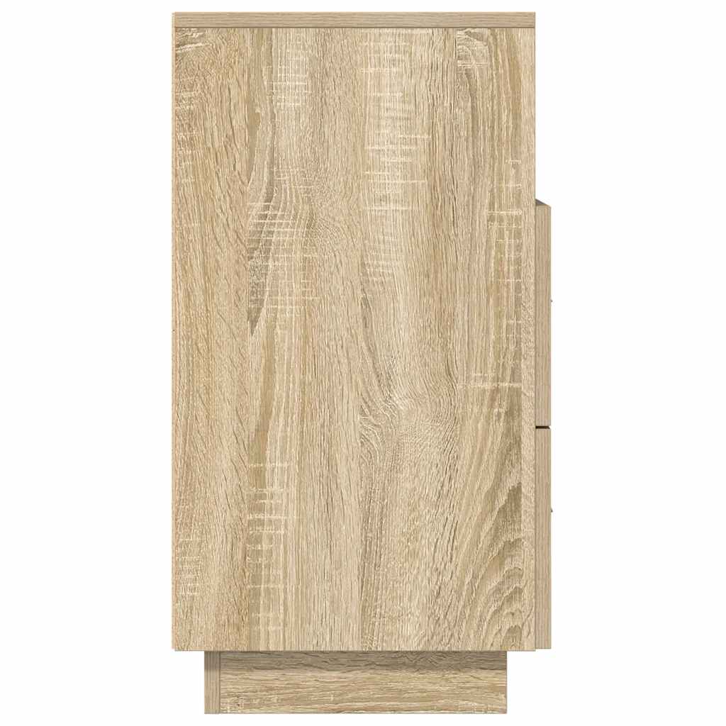 Tables de chevet 2 pcs avec 2 tiroirs chêne sonoma 36x36x68 cm - XIOS