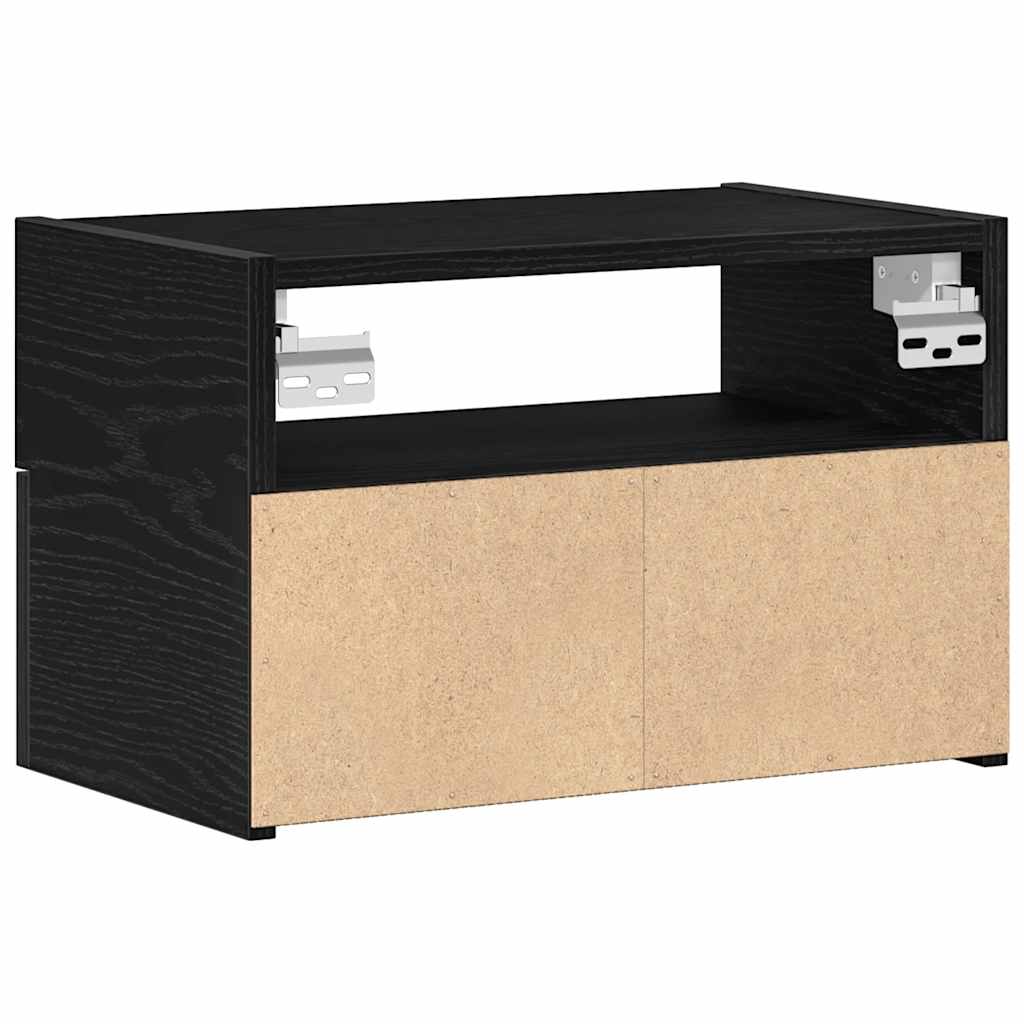 Tables de chevet murales 2 pcs noir 45x26x28,5 cm - XIOS
