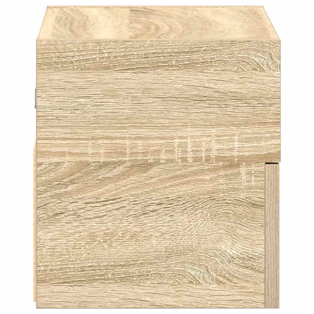 Tables de chevet murales 2 pcs chêne sonoma 45x26x28,5 cm - XIOS