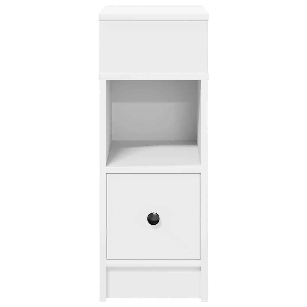 Table de chevet avec tiroir blanc 25x31x66 cm - XIOS