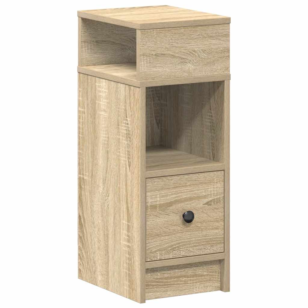 Table de chevet avec tiroir chêne sonoma 25x31x66 cm - XIOS