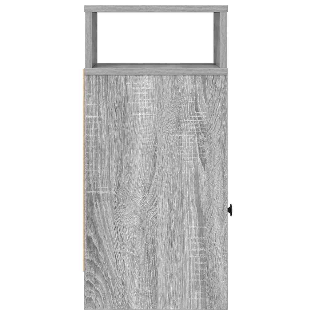Table de chevet avec tiroir Gris Sonoma 25x31x66 cm - XIOS
