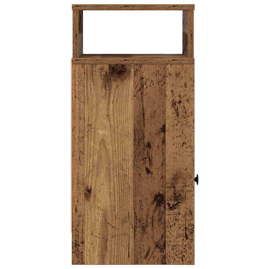 Tables de chevet 2 pcs avec tiroir bois ancien 25 x 31 x 66 cm - XIOS