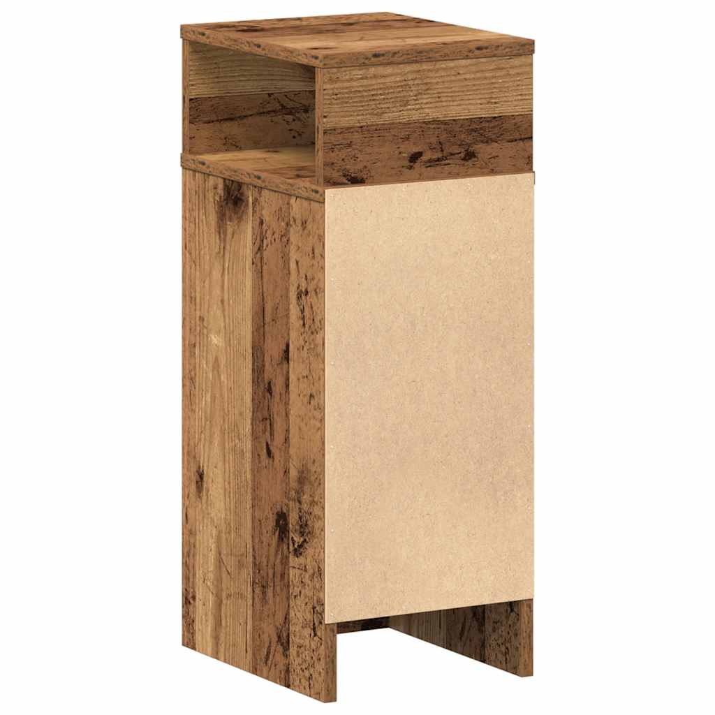 Tables de chevet 2 pcs avec tiroir bois ancien 25 x 31 x 66 cm - XIOS