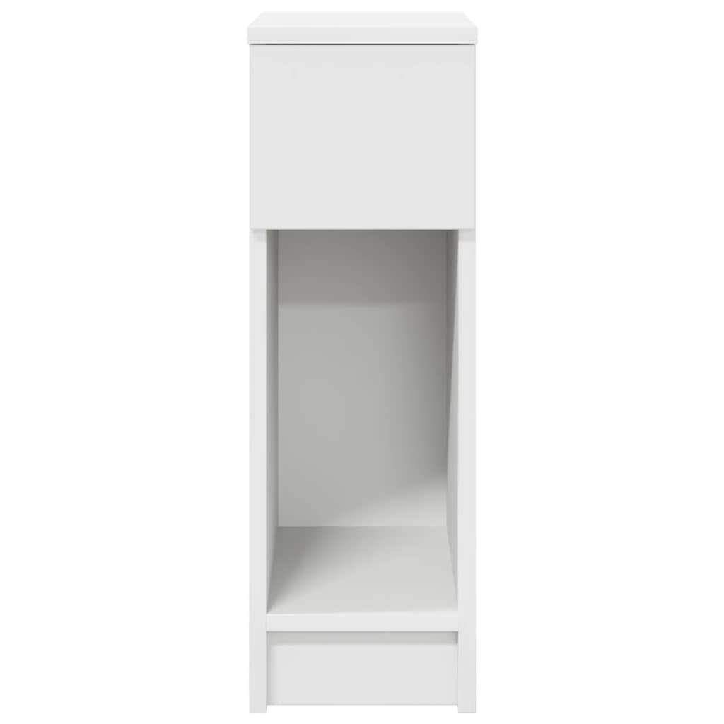Tables de chevet avec tiroir 2 pcs blanc 20x36x60 cm - XIOS