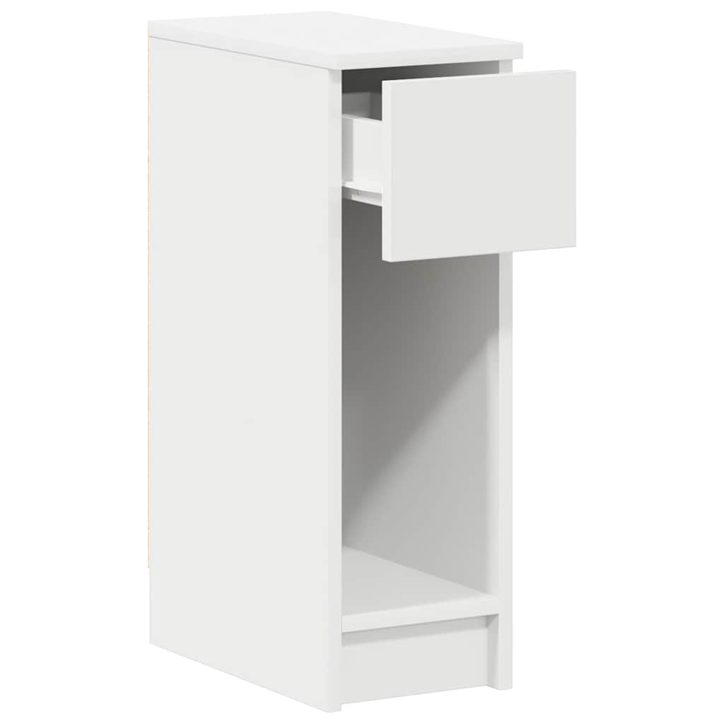 Tables de chevet avec tiroir 2 pcs blanc 20x36x60 cm - XIOS