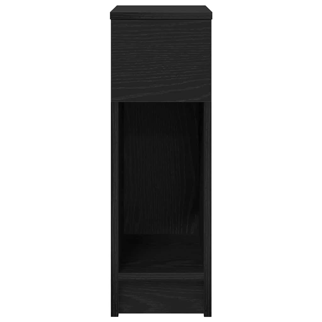 Tables de chevet avec tiroir 2 pcs chêne noir 20x36x60 cm - XIOS
