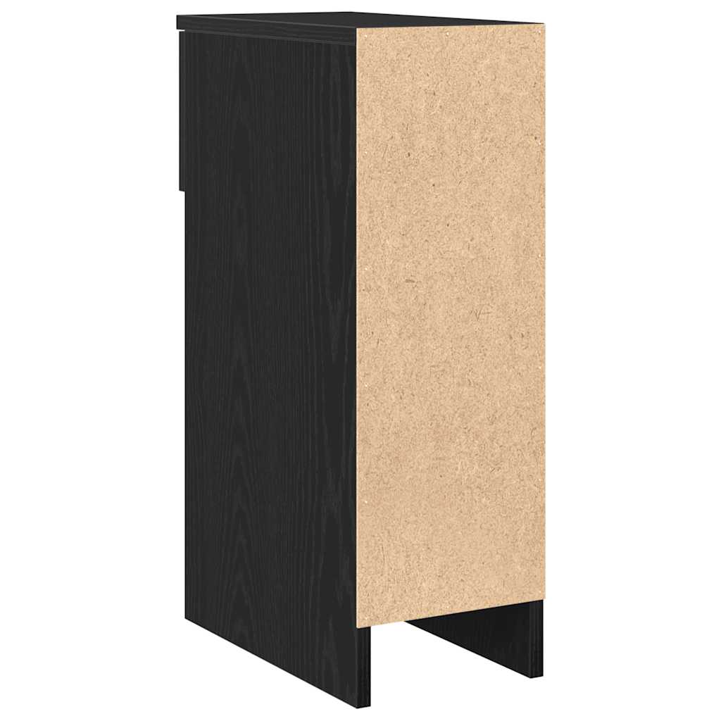 Tables de chevet avec tiroir 2 pcs chêne noir 20x36x60 cm - XIOS