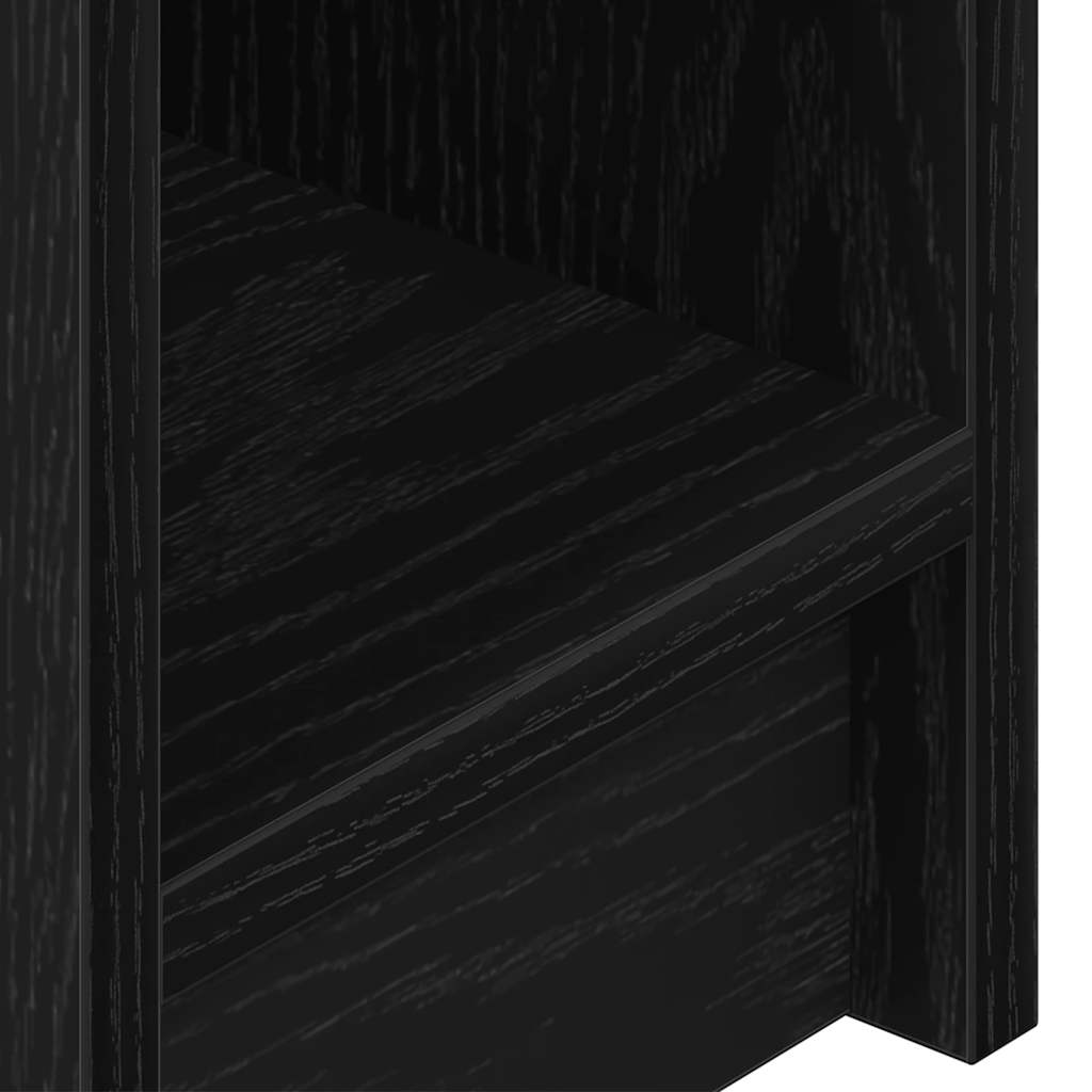 Tables de chevet avec tiroir 2 pcs chêne noir 20x36x60 cm - XIOS