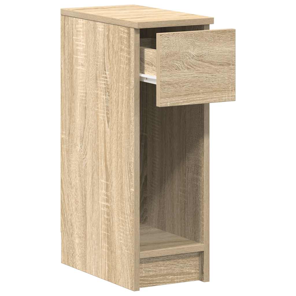 Tables de chevet avec tiroir 2 pcs chêne sonoma 20x36x60 cm - XIOS