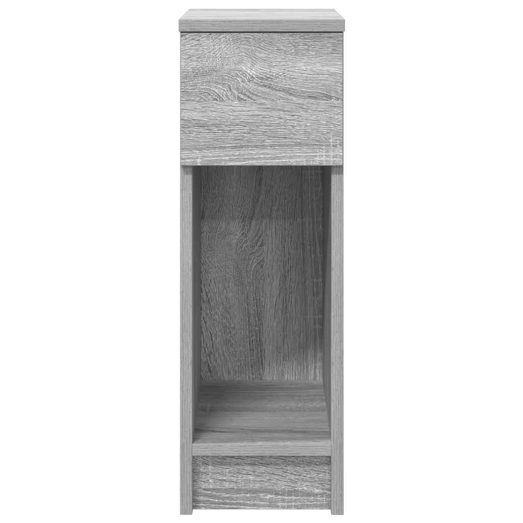 Tables de chevet avec tiroir 2 pcs sonoma gris 20x36x60 cm - XIOS